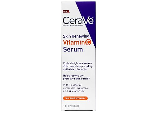 CeraVe Skin Renewing Vitamin C Serum with Hyaluronic Acid CeraVe