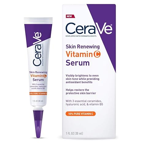 CeraVe Skin Renewing Vitamin C Serum with Hyaluronic Acid CeraVe