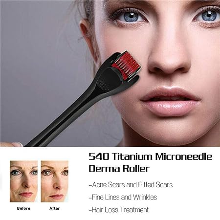 Revolutionary 540 Micro-Needle Roller - Ultimate Beauty and Hair Growth Instrument Glossy.pk