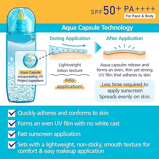 Biore UV Aqua Rich Aqua Protect Lotion Light Up Essence SPF50+PA++++ - 70ml Biore