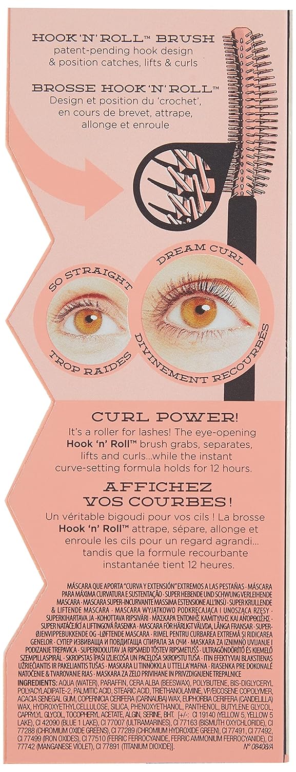 Benefit Cosmetics Roller Lash Super Curling and Lifting Mascara - Black Glossy.pk