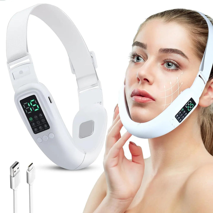 Double Chin Machine V Face Beauty Device Electric Face Lift Double Chin Device for Woman Glossy.pk