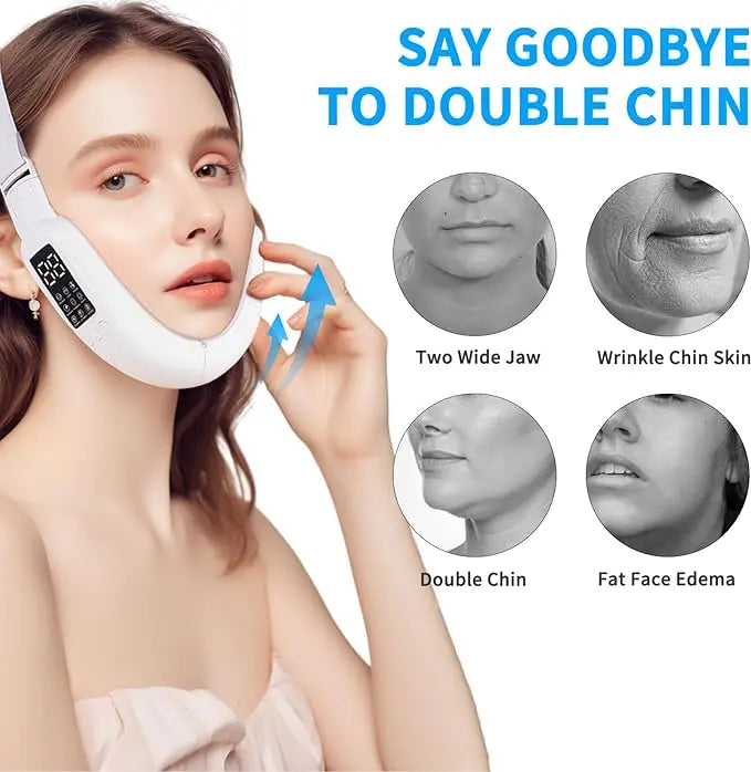 Double Chin Machine V Face Beauty Device Electric Face Lift Double Chin Device for Woman Glossy.pk