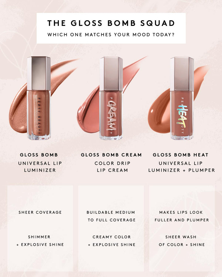 FENTY BEAUTY Gloss Bomb Heat Universal Lip Luminizer + Plumber - Glass Slipper Heat 07 Fenty Beauty by Rihanna