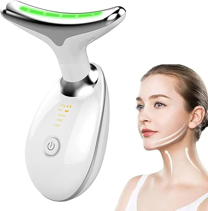 Face Lift, Wrinkles Reducing, Anti-ageing and Anti-Acne Instrument - Rejuvenation Device, Massager with Heat, Smooth and Firm Skin Glossy.pk