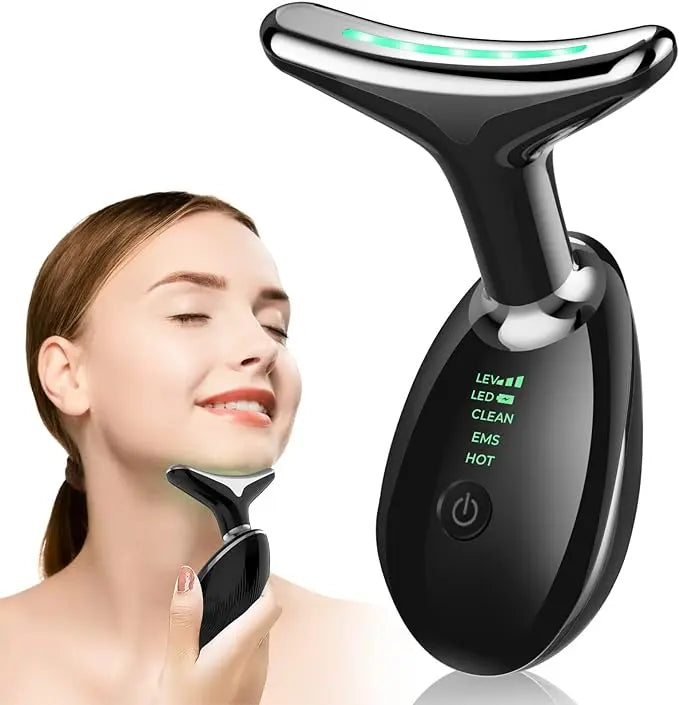 Face Lift, Wrinkles Reducing, Anti-ageing and Anti-Acne Instrument - Rejuvenation Device, Massager with Heat, Smooth and Firm Skin Glossy.pk