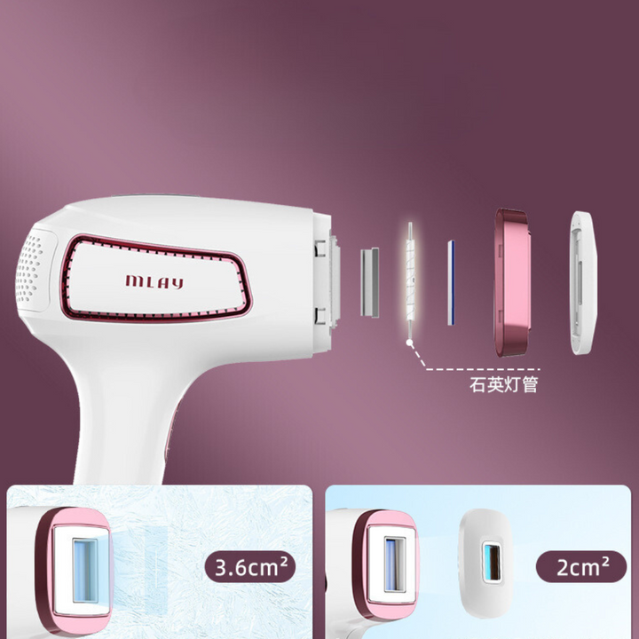 Mlay Hair Removal Machine Supports Customized T8 Freezing Point Hair Removal for Women and Men, Arms, Lips and Underarms MLAY