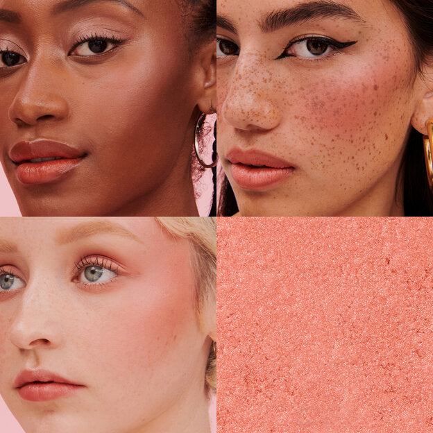 Benefit-Wonderful World Silky-Soft Powder Blush - Shellie Blush Benefit