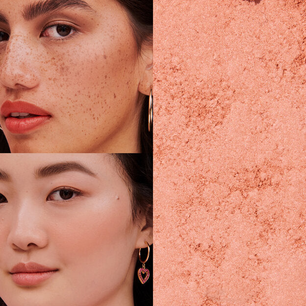 Benefit-Peachin' Shimmery Powder Blush - Golden Peach Benefit