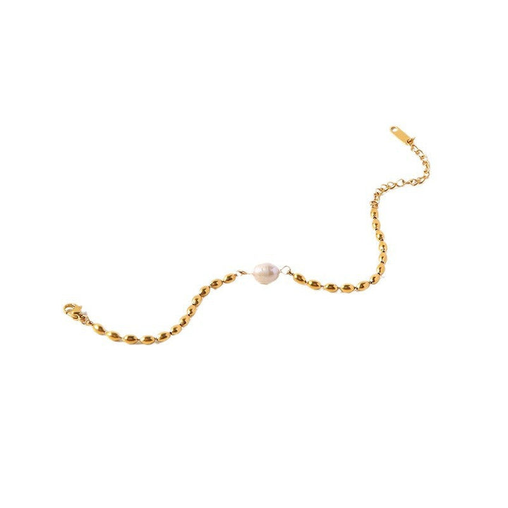 Cross-border, European and American hot-selling style, heart-shaped double-layered new bracelet, stainless steel, fashion hand jewelry, versatile and trendy with 28 Glossy.pk