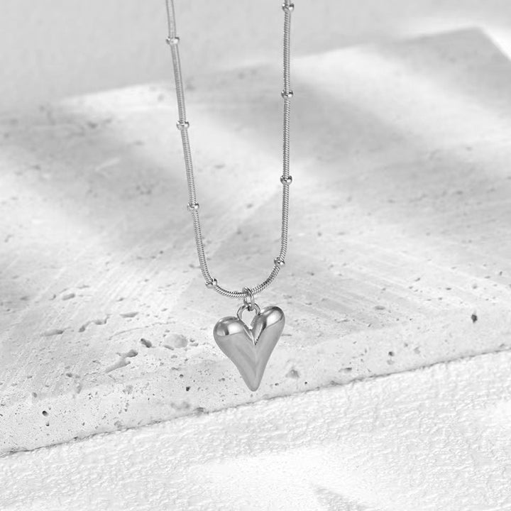 Cross-border e-commerce wholesale stainless steel triangle adjustable necklace is fashionable, simple and versatile, and the design does not fade 36 Glossy.pk