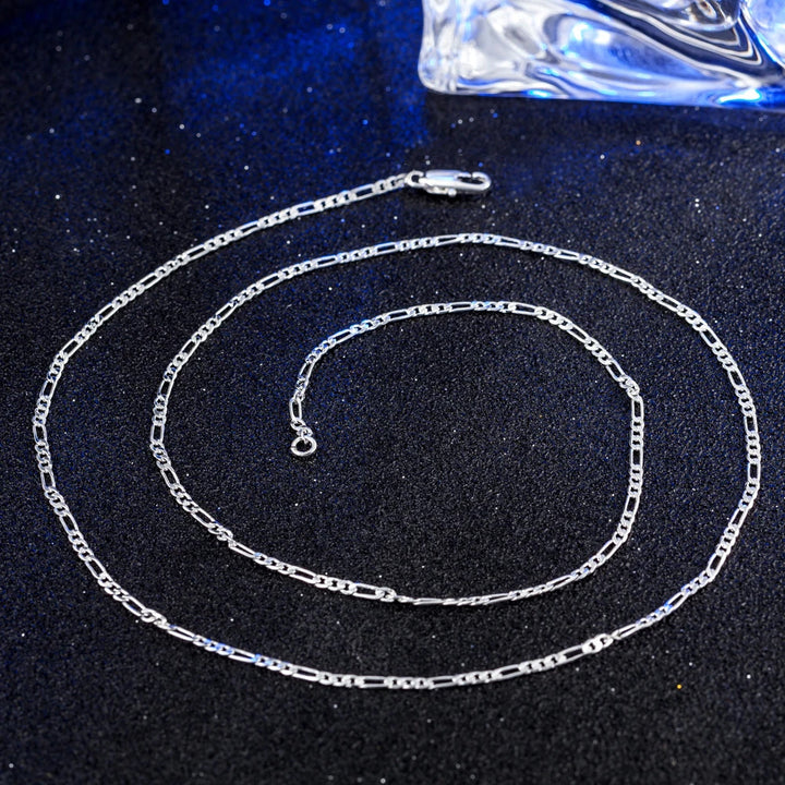 テム AliExpress 4mm3 room 1 necklace jewelry European and American popular necklace stainless steel NK Figaro titanium steel necklace