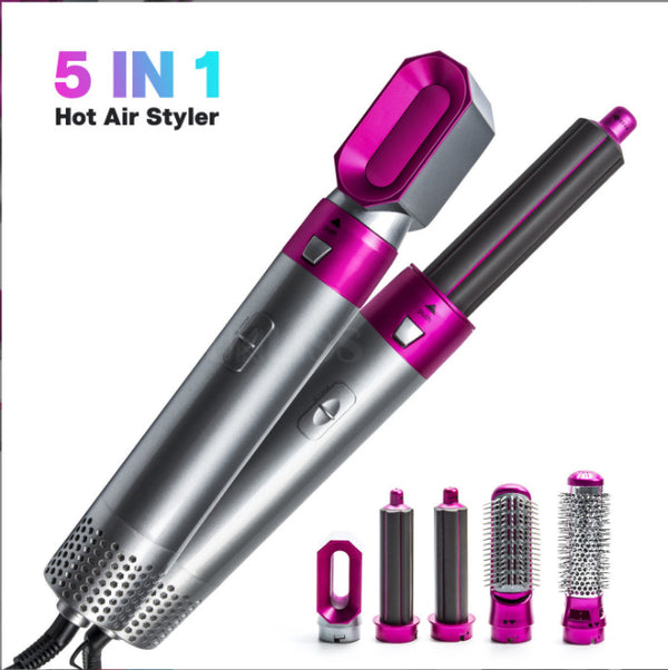 5-in-1 Hot Air Comb - The Ultimate Hair Styling Tool Glossy.pk