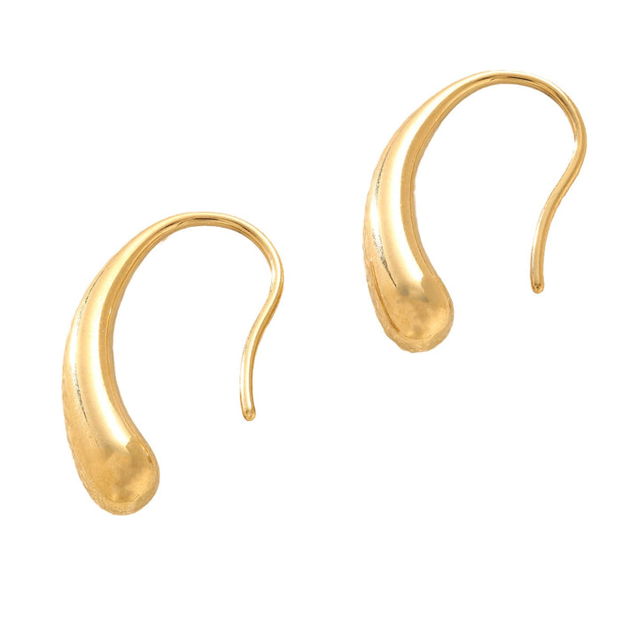 European and American cross-border wholesale water drops free pick-up stainless steel earrings earrings earrings earrings stud cold wind niche design titanium steel jewelry Glossy.pk