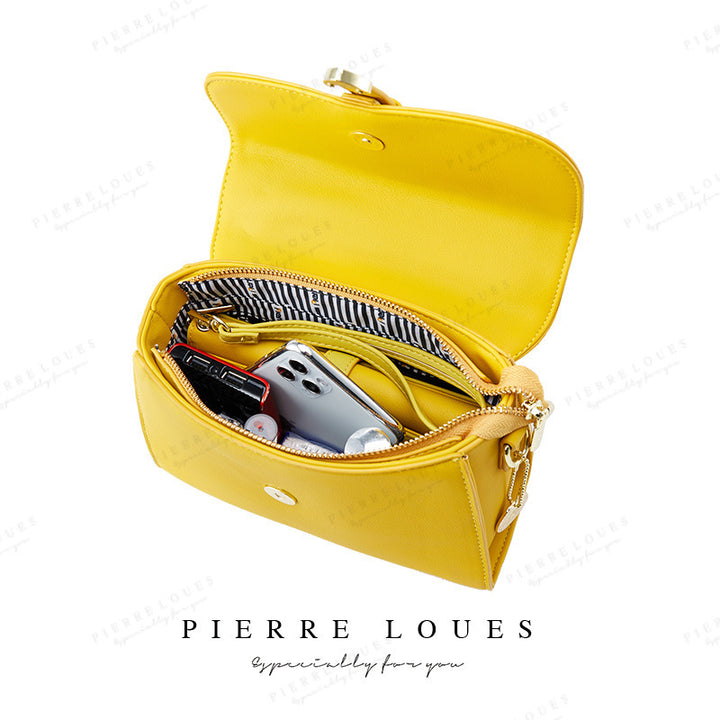 PIERRE LOUES new 2024 women's bag simple women's crossbody bag large capacity bag summer women Glossy.pk