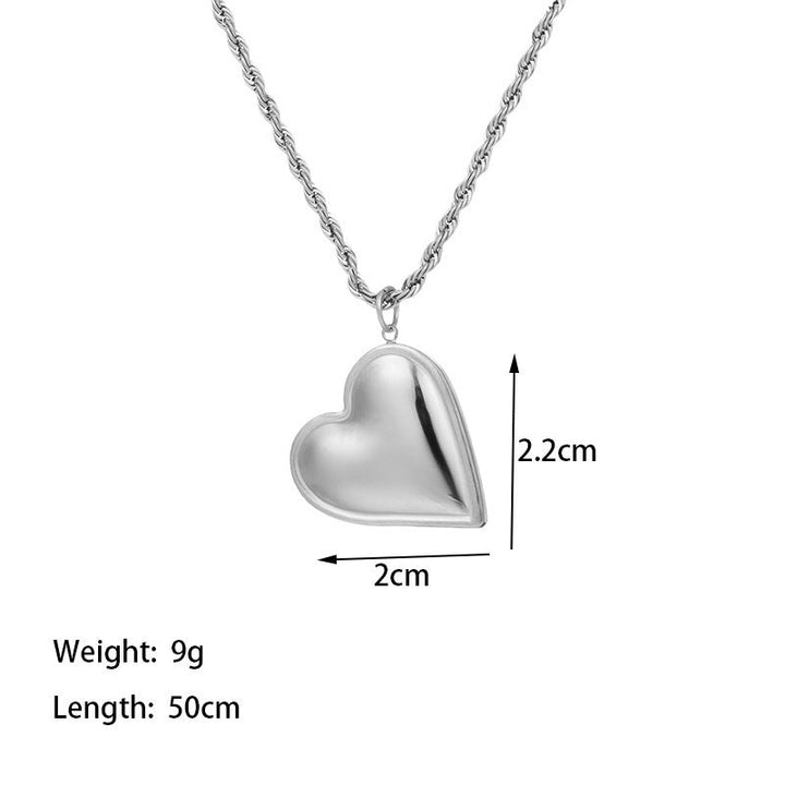 Cross-border e-commerce wholesale stainless steel triangle adjustable necklace is fashionable, simple and versatile, and the design does not fade 36 Glossy.pk