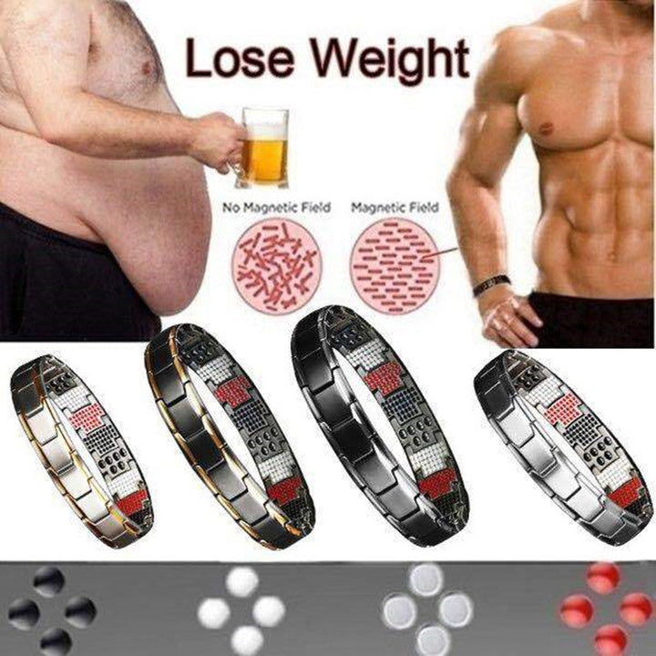 TEMU Cross Border Magnet Bracelet European and American Fashion Simple Detachable Couple Bracelet Magnet Element Bracelet Wholesale Glossy.pk
