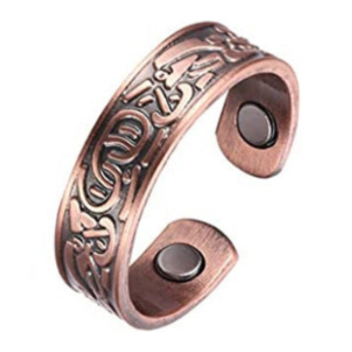 European and American cross-border new amazon red copper magnet bracelet retro simple bracelet red copper magnetic bracelet wholesale Glossy.pk