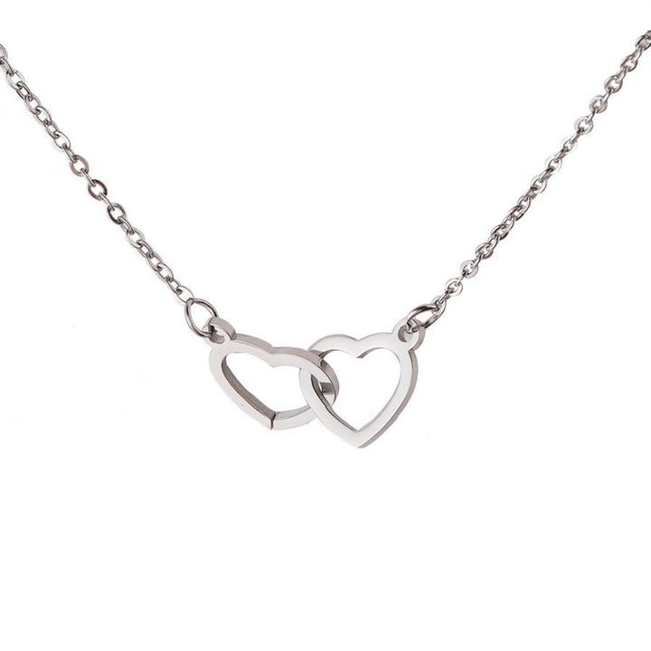 Cross-border e-commerce wholesale stainless steel triangle adjustable necklace is fashionable, simple and versatile, and the design does not fade 36 Glossy.pk