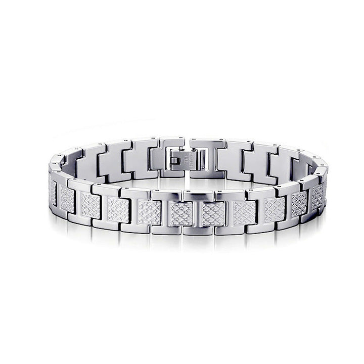New Stainless Steel Black Bracelet – 18K Gold | Waterproof | Non-Fading | Adjustable Chain Strap | Lacoste & Tommy Hilfiger Inspired Glossy.pk