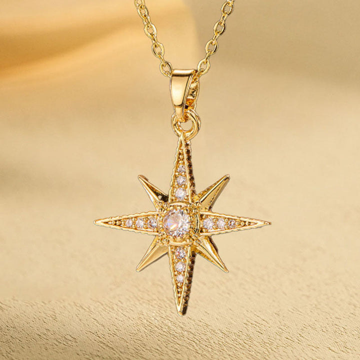 European and American cross-border wholesale high-quality temperament titanium steel necklace does not fade full diamond pendant jewelry wholesale stainless steel 13 Glossy.pk
