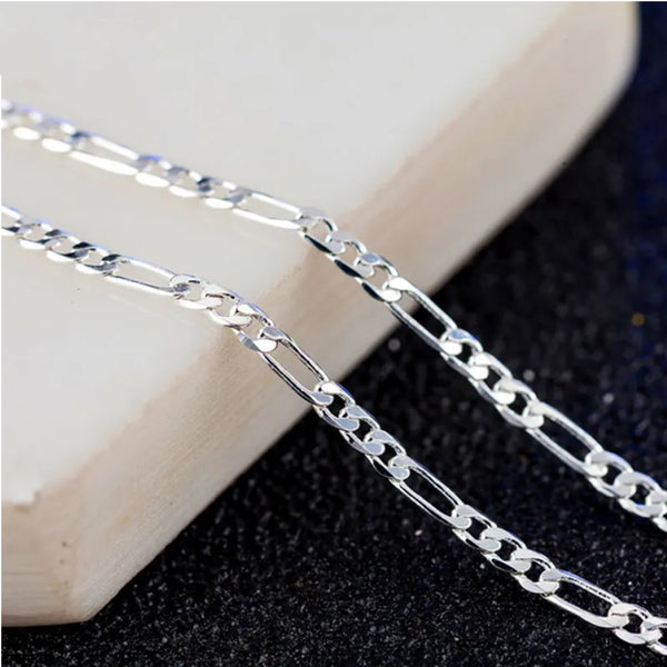 テム AliExpress 4mm3 room 1 necklace jewelry European and American popular necklace stainless steel NK Figaro titanium steel necklace