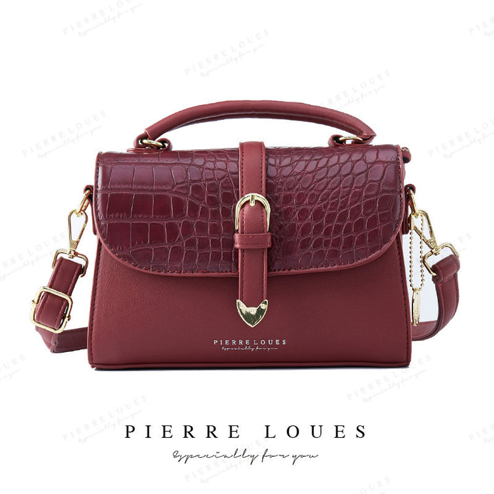 PIERRE LOUES new 2024 women's bag simple women's crossbody bag large capacity bag summer women Glossy.pk