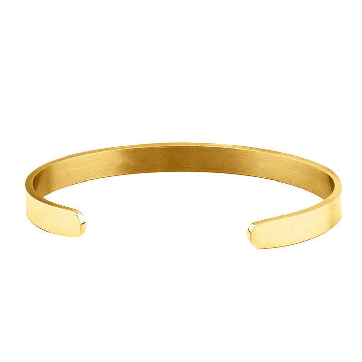 Cross-border foreign trade jewelry Be stilland know that I am god stainless steel bracelet Glossy.pk