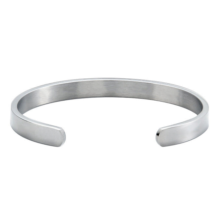 Cross-border foreign trade jewelry Be stilland know that I am god stainless steel bracelet Glossy.pk