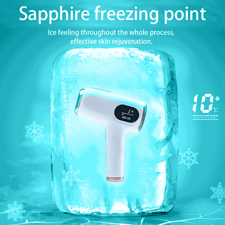 Ice Cool Sapphire IPL Laser Permanent Hair Removal Home Model AI12B Glossy.pk