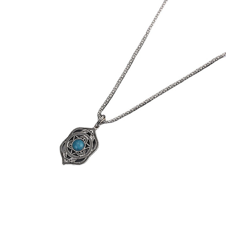Simple Jewelry Three-Piece Set Women's Clothing Accessories Jewelry Necklace Alloy Plating Pattern Necklace Individually Packaged