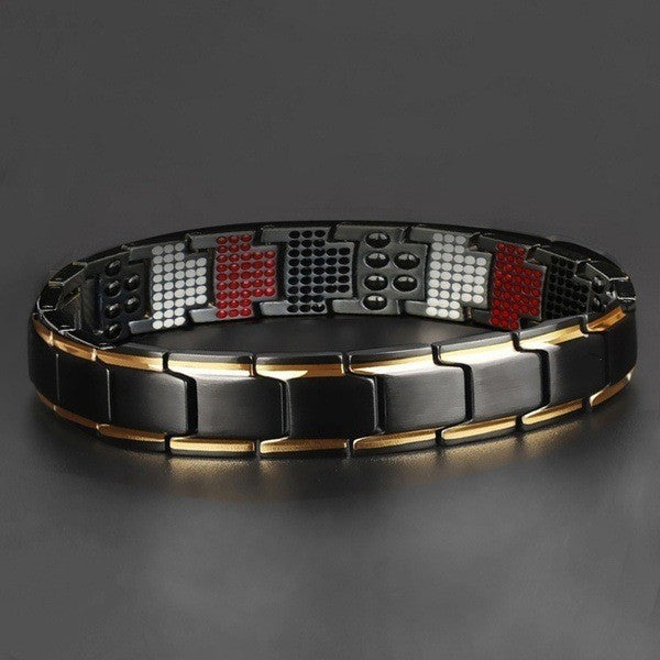 TEMU Cross Border Magnet Bracelet European and American Fashion Simple Detachable Couple Bracelet Magnet Element Bracelet Wholesale Glossy.pk