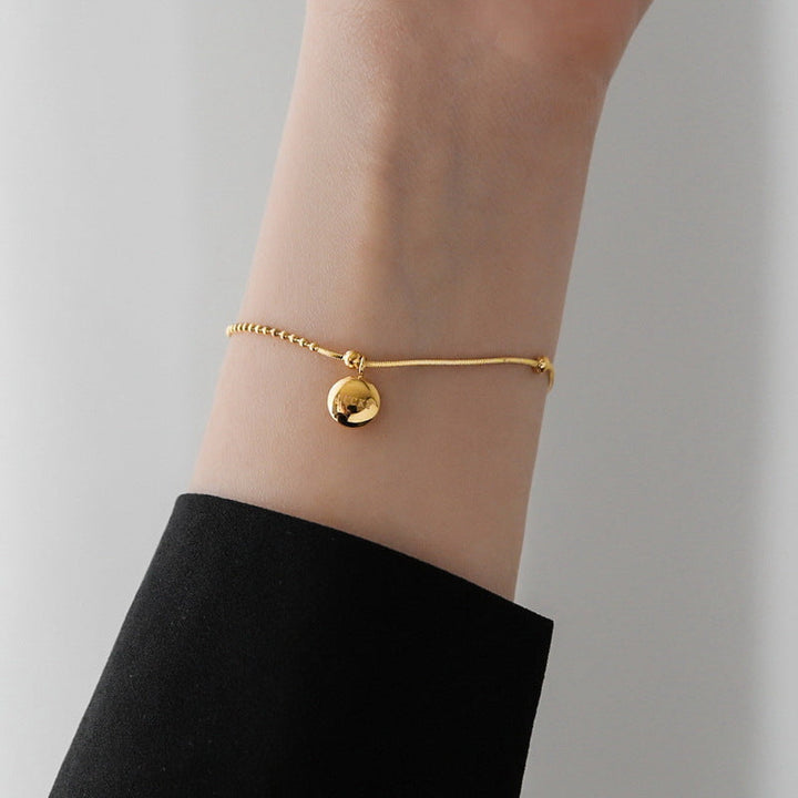 Cross-border, European and American hot-selling style, heart-shaped double-layered new bracelet, stainless steel, fashion hand jewelry, versatile and trendy with 28 Glossy.pk
