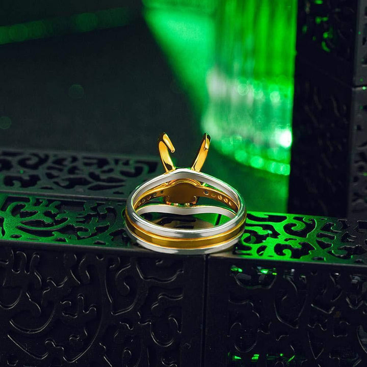 Sino-European and American creative cross-border Amazon three-in-one new rhinestone ring Thor factory direct sales Glossy.pk
