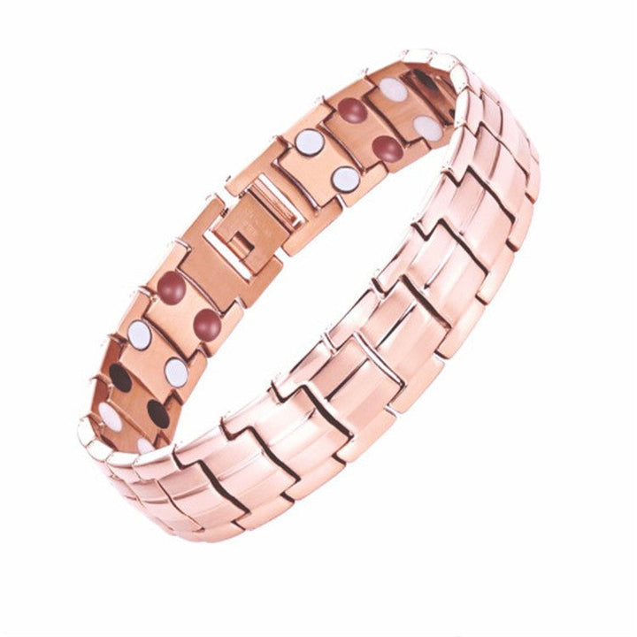 ZHONGYI AMAZON TEMU CROSS-BORDER HOT SALE DETACHABLE DOUBLE-ROW MAGNET MEN'S BRACELET EUROPEAN AND AMERICAN COUPLE BRACELETS Glossy.pk