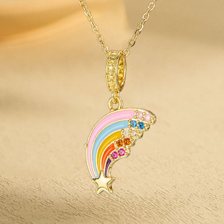 European and American cross-border wholesale high-quality temperament titanium steel necklace does not fade full diamond pendant jewelry wholesale stainless steel 13 Glossy.pk