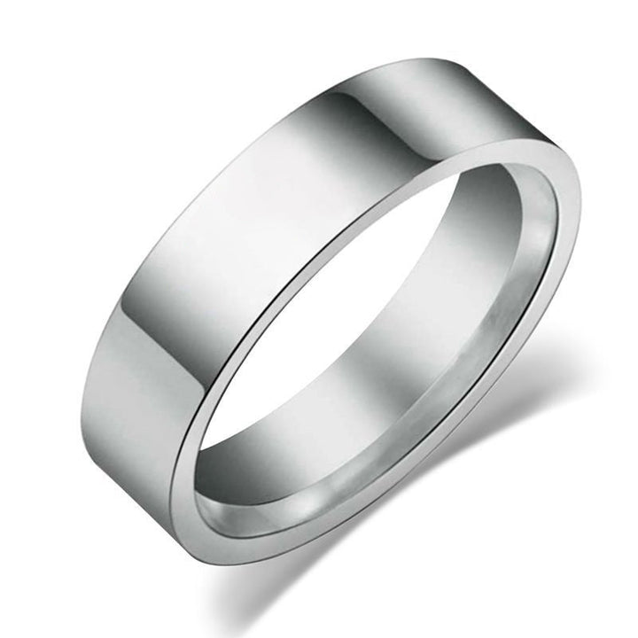 Cross-border foreign trade jewelry stainless steel couple ring I LOVE YOU 8mm ring valentine's day gift Glossy.pk