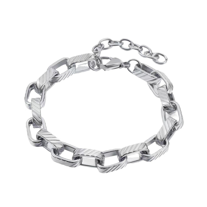 Cross-border European and American hot-selling style love heart shape double-layer new bracelet stainless steel fashion hand jewelry versatile fashion with 25 Glossy.pk