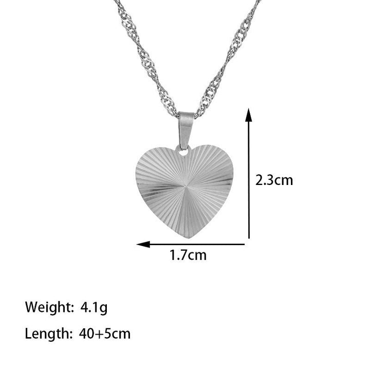 Cross-border e-commerce wholesale stainless steel triangle adjustable necklace is fashionable, simple and versatile, and the design does not fade 36 Glossy.pk