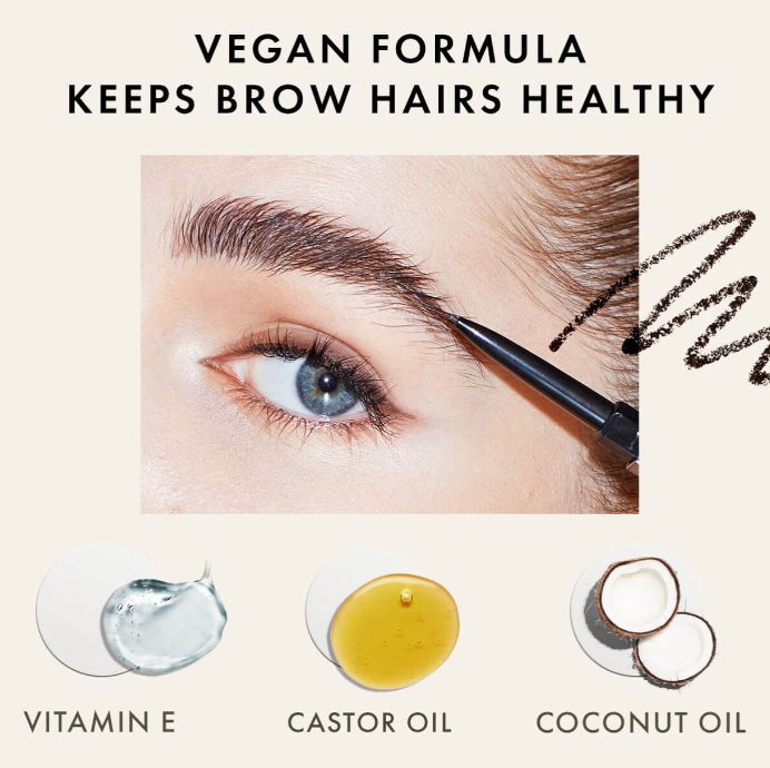BombBrows Microshade Brow Pencil - Rich Brown | Huda Beauty HUDA BEAUTY