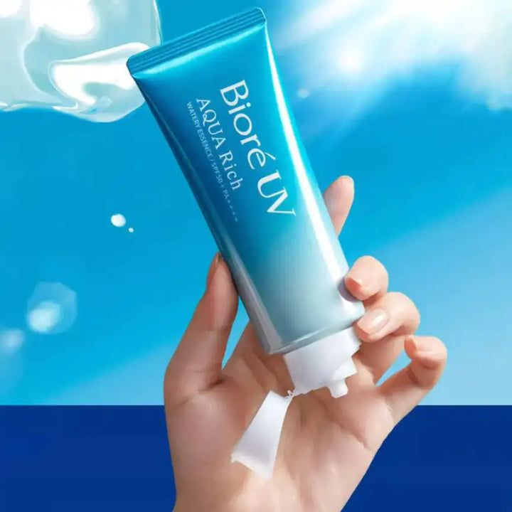 100% Original Genuine Biore UV Watery Essence SPF50+ PA+++ Soft Sunscreen Face Special Anti-ultraviolet Sunscreen Gel 70G Isolation Cream Biore