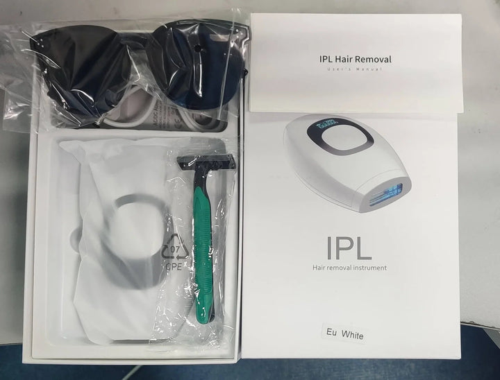 IPL Pocket Size Hair Removal Facial Professional Depilator Devices LCD Display Glossy.pk