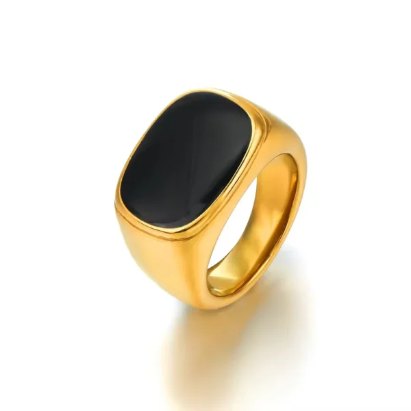 trendy Black & white ring anti-tarnish jewellery from Glossy.pk, Lahore