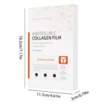 Korean Skin Care Moisturizing Water Soluble Collagen Film Mask - 3pc/Box Glossy.pk