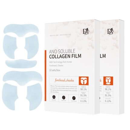 Korean Skin Care Moisturizing Water Soluble Collagen Film Mask - 3pc/Box Glossy.pk