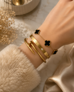 3 Pcs-Trendy Clover Bracelet Combo SETS - Image 5