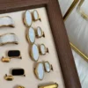 Trendy Choch Ring (Black & White) — jewellery from Glossy.pk, Pakistan