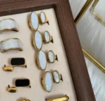 Trendy Choch ring black & white