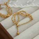 Stainless steel multi chains ring Adjustable - Image 3