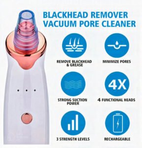 USB Electric Blackhead Remover (Ultrasonic Vibration) product photo 4 | Glossy.pk Pakistan